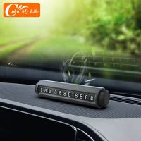 Luminous Car Temporary Parking Card Sticker Air Freshener Phone Holder for Peugeot 208 2008 308 3008 408 4008 508 5008 307 207