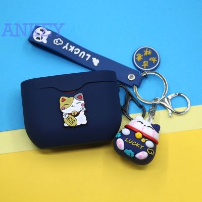 Suitable for Sony WF-1000XM3 Case Bluetooth Headset WF 1000XM3 Protective Cover Cat Pendant Silicone Soft Shell