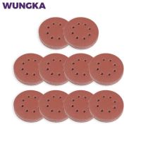 ♤❐◙ 60/80/100pcs 5 Inch 125mm Round Sandpaper Sand Sheets Grit 40-400 Hook and Loop Sanding Disc Polish Abrasive Tools