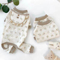 ชุดนอนที่ปกป้องลูกสุนัขพร้อมผ้ากันเปื้อนสไตล์อิน Jianjia28
