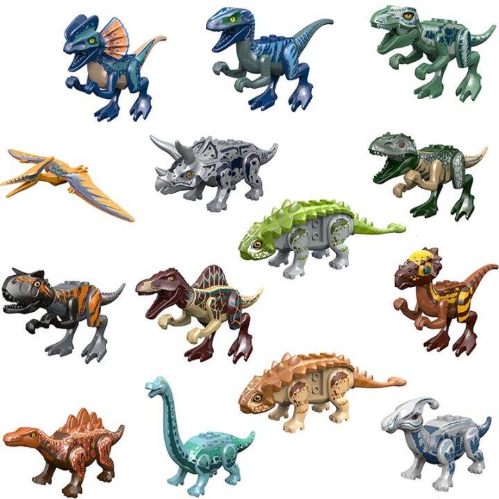 ready-stock-ใหม่-โมเดลตัวต่อเลโก้-รูปไดโนเสาร์-jurassic-world-triceratops-tyrannosaurus-rex-triceratops-velociraptor-styx-ขนาดเล็ก-สําหรับตกแต่งโต๊ะ