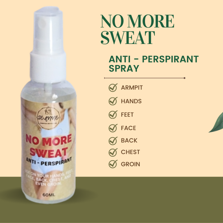 NO MORE SWEAT ANTI PERSPIRANT BODY SPRAY 60ML Lazada PH