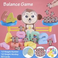 Fancytoys Shop ของเล่นตาชั่ง เรียนรู้ตัวเลข ของเล่นเสริมทักษะ Balance game ของเล่นตาชั่งลิง