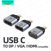 ❣♗❇ OTG Type C To Vga Adapter HDMI-Compatible Dp Otg USBC Converter Laptops Phone Monitor Video Output USB-C Adapter