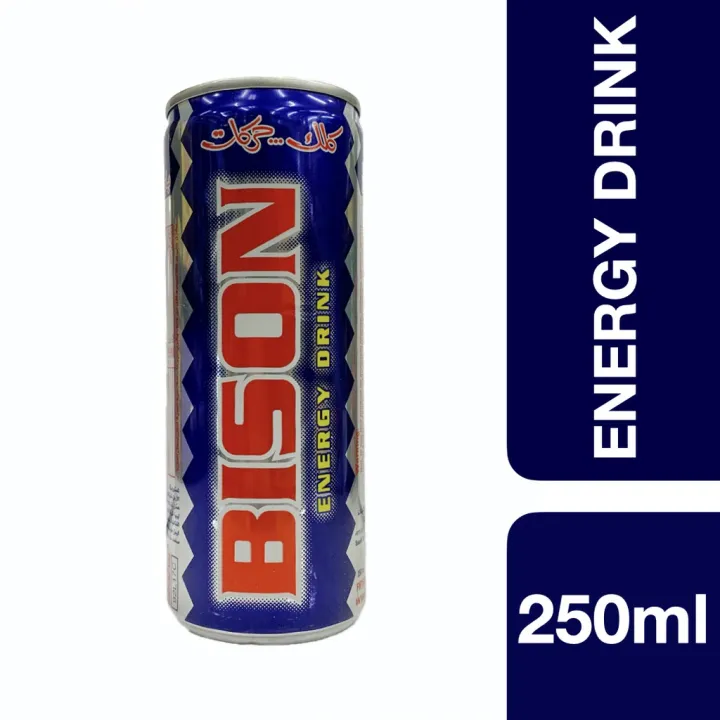 New arrival🔹🔹 ( x 2 ชิ้น) 🔹Bison Energy Drink 250ml ++ ไบซัน เอเนอร์จี้ดริ๊งค์ 250ml Lazada.co.th