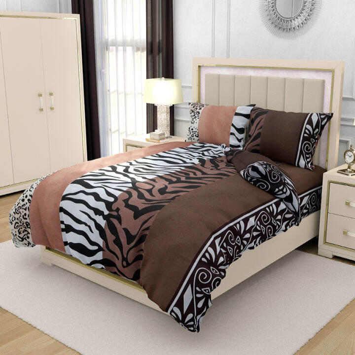 Biggie Printed Bed sheet 3in1 ( 2 pillowcases and 1 fitted Sheet