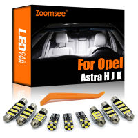 Zoomsee ภายใน LED สำหรับ Vauxhall Opel Astra H J K Saloon Estate Hatchback กีฬา2004-2016 2017 2018 Canbus รถหลอดไฟชุด