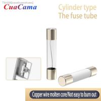 ❍♝ 100PCS R055 Ceramic Fuse Tube 5x25 Glass Insurance Core Fuses 5x20 Cylindrical 0.5A 1A 2A 3A 4A 5A 6A 8A 10A