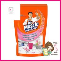 รีฟิลน้ำยาทำความสะอาดพื้น MR.MUSCLE FLORAL PERFECTION 800 มล.FLOOR CLEANER REFILL MR.MUSCLE FLORAL PERFECTION 800ML **บริการเก็บเงินปลายทาง**