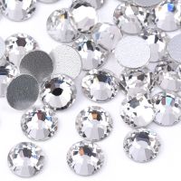 hotx【DT】 SS16 SS20 SS30 Glitter Rhinestones Decoration Flatback