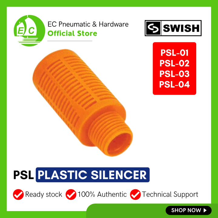 PSL Plastic Silencer PSL01, PSL02. PSL03, PSL04 Pneumatic Plastic