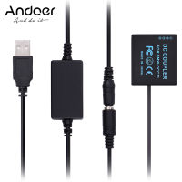 Andoer DMW-DCC11 USB PowerชุดDC Coupler Dummyแบตเตอรี่เปลี่ยนDMW-BLG10/BLE9แบตเตอรี่USB DC ConverterสายไฟเดียวUSBสำหรับPanasonicกล้องS6K F3Kเครื่องชาร์จ