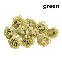 TEAK 10pcs 5cm DIY Birthday Party Supplies Wedding Scrapbooking Artificial Peony Flower Heads