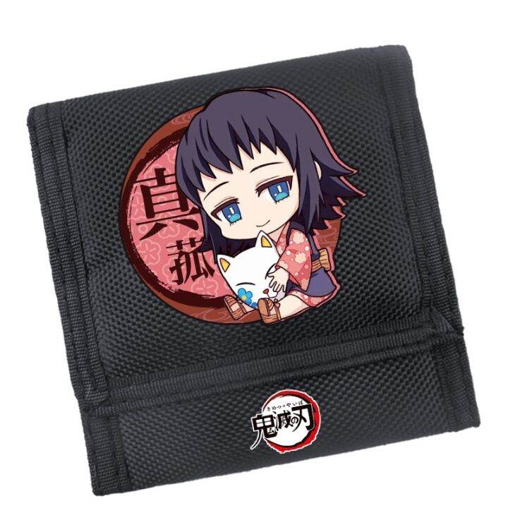 กระเป๋าสตางค์-แบบหลายชั้น-ลายการ์ตูน-demon-slayer-wallet-kimetsu-no-yaiba-สไตล์สร้างสรรค์-สําหรับเด็ก