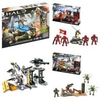 4รูปแบบ Mega Bloks Halo Promethean Warriors Playset Fireteam Rhino Unsc ทีมไฟร์ทีม Taurus Victor Squad Building ของเล่นเด็ก