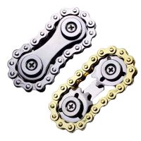 Metal Sprockets Steering Wheel Fingertip Gyroscope Sprockets EDC Chains Toy Gyroscope Gear Sproket Roadbike Swivel T4MF