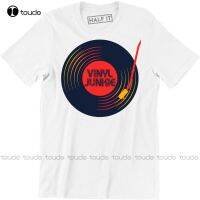 New Vinyl Junkie - (Col) Music Musician Dj Artist Records S T-Shirt Tee Producer White Shirts For Cotton Tee Xs-5Xl