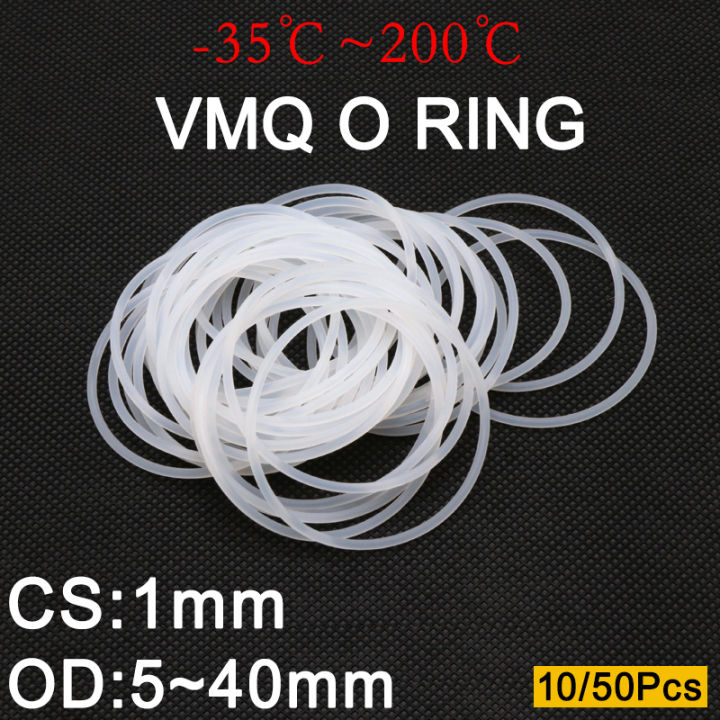 10-50-pcs-vmq-สีขาวซิลิโคน-o-แหวนปะเก็น-cs-1-มม-od-5-40-มม-เกรดอาหารกันน้ำเครื่องซักผ้ายางฉนวนรอบ-o-รูปร่างซีล-yinguer