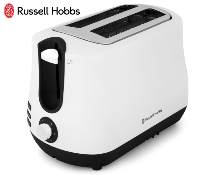 Authentic Russell Hobbs, Elite Heavy Duty 2Slice Siena Toaster White