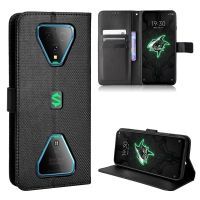 สำหรับ Xiaomi Black Shark 3เคสซิลิโคนอ่อนนุ่มขอบ TPU แบบพับสุดหรูกระเป๋าสตางค์ Black Shark 3แท่นวางโทรศัพท์เคสหนัง