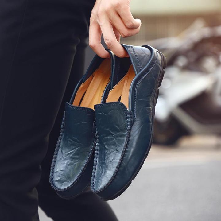 zyats-รองเท้าลำลองผู้ชายแฟชั่นย้อนยุคสำหรับฤดูร้อนรองเท้าถั่วลันเตาอังกฤษรองเท้าลำลอง38-44-3สี-gratis-ongkir