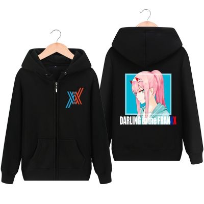 เสื้อกันหนาวมีฮู้ดพิมพ์ลาย Anime Cos Darling In The Franxx