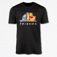 arrival Winnie the Pooh（Eeyore and tiger） graphic design print tee Mens Cotton O-neck Short Sleeve T-shirt Christmas gift