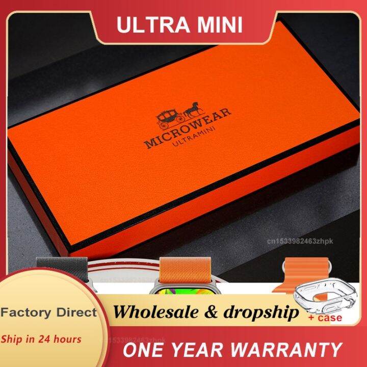 Microwear Ultra Mini Smart Watch 9 Ultra 45mm Compass NFC Body ...