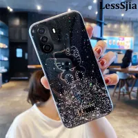 เคสมือถือสำหรับ Huawei Nova Y70 Y71ฝาหลังประกายเปลือกหอยรูปดาวคิตตี้ซิลิโคนนิ่มรูปการ์ตูนน่ารักกันการตกสำหรับ Huawei Nova Y71เคสใส่โทรศัพท์