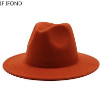 Cappello Fedora All-Match Autunno Inverno Feltro Cappelli Jazz ต่อ Donna Uomo Ragazzo Ragazzo Ragazza Bambino Matrimonio Forale Decorare Berretto Panano