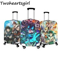 Twoheartsgirl Travel Luggage Protective Cover Anime My Hero Academia Suitcase Cover Zipper Apply to 18-32 Inch Baggage Case