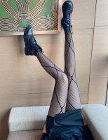 Diamond-shaped fishnet socks anti-hook silk pantyhose