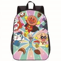 【LZ】☋✒◇  Anpanman Mochila Meninas Meninos Mochila Escolar Cool Game Cartoon Imprimir Adolescente Viagem Laptop Bag 17in Mochila Escola Temporada