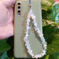 Natural Stone Crystal Phone Chain Lanyard Jewelry For Women Acrylic Cellphone Case Rope Star Charm Phone Strap Accessories