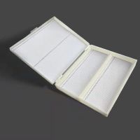 【YF】♀✑❈  Plastic Microscope Glass for Biological Slices Storage Slides (just Box)