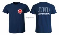 Chicago Fire Dept Logo Cfd Firefighter Cool Tshirt Tee