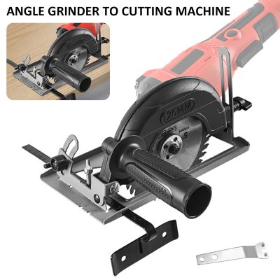 45°Adjustable Angle Grinder Holder Cutting Machine Slotting Bracket for 100 125 Grinder Cutting Machine Stands Angle Mill Tool