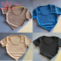 เสื้อครอป  เสื้อครอปสามเหลี่ยม  พร้อมส่ง ? ครอป เสื้อยืดแขนกุด ผ้าคอตตอน cotton เสื้อครอปสั้น