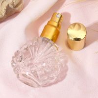 Shell Shape Glass 10ml Perfume Refill Bottle Sub-Bottling Fine Spray Refillable Cosmetic Containers Atomizer for Travel Tool