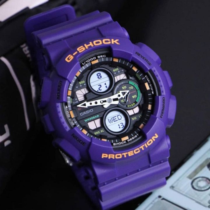 สินค้าขายดี-คาสิโอ-นาฬิกาข้อมือผู้ชาย-g-shock-รุ่น-ga-140-6a-นาฬิกากีฬา-นาฬิกา-นาฬิกาข้อมือ-รับประกัน1ปี