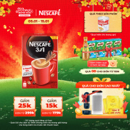 Tặng 1 Lon sữa đặc Carnation NESCAFÉ 3IN1 Công thức cải tiến - VỊ NGUYÊN