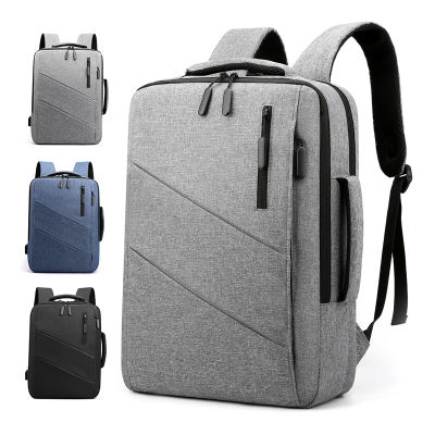 New High Quality Large Capacity 15.6 inch Daily School Backpack Multifunctional USB Charging Man Laptop Backpack for Teenager