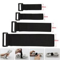 2-Pack Elastic Reverse Buckle Nylon Magic Elastic Band Hook and Loop Tie Hook and Loop Hook and Loop Fastening Loop Strap Cable Management