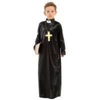 ✨✨BEST SELLER?? 7C 131 ชุดเด็ก ชุดนักบวช ชุดบาทหลวง พร้อมสร้อยกางเขน The Priest and Cross Necklace Halloween Costumes ##ชุดแฟนซี ชุดเด็ก ฮีโร่ Fancy Hero Kids