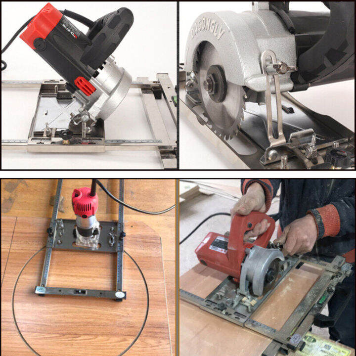 แผ่นตัดกำหนดตำแหน่ง-ชุดรางนำตัดสำหรับเลื่อยวงเดือน-7-นิ้ว-circular-saw-guide