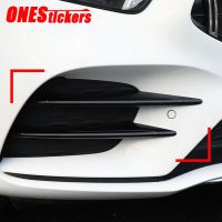 For Mercedes Benz A Class W177 V177 A180 A200 A220 A250 2019-2021+ Car Accessories Front Fog Lamp Decoration Strips Trim Cover