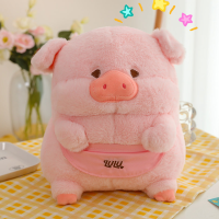 Lulu Pig Plushies Apron Series Kawaii Piglet Animal Plush Dolls Cute Soft Big Pillow Room Decor Christmas Gifts For Children