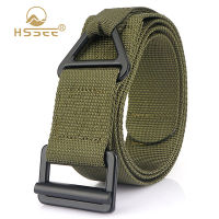 HSSEE 4.3cm1.7in Tactical Belt Hard Alloy Buckle 1200D Strong Real Nylon Military Army Belt Overalls Belt Military Equipment