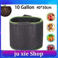 JuXie store 10 Gallon Thicken Fruit Plants Grow Bags Hand Held For Home Garden Plant Growing Fabric Pot Vegetables Flower Bags