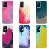 Infinix Zero X Neo เคส Soft TPU สีน้ำ Gradient ฝาหลังโทรศัพท์ Infinix Zero X Neo เคสซิลิโคน